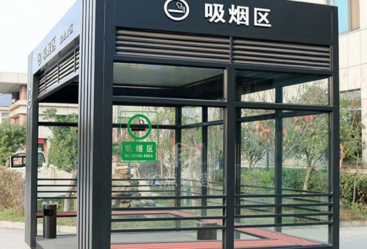 工廠和園區(qū)室外吸煙亭都長(zhǎng)什么樣？